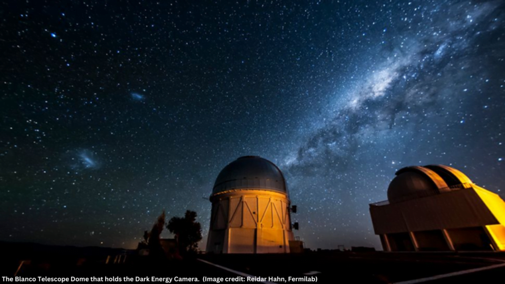 The Blanco Telescope Dome that holds the Dark Energy Camera