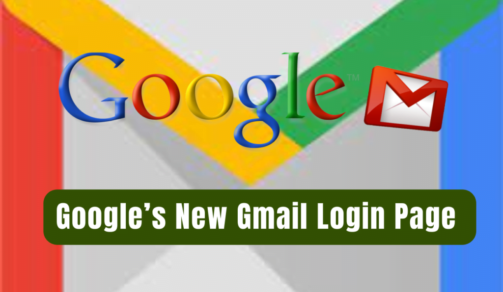 Google's new gmail login page