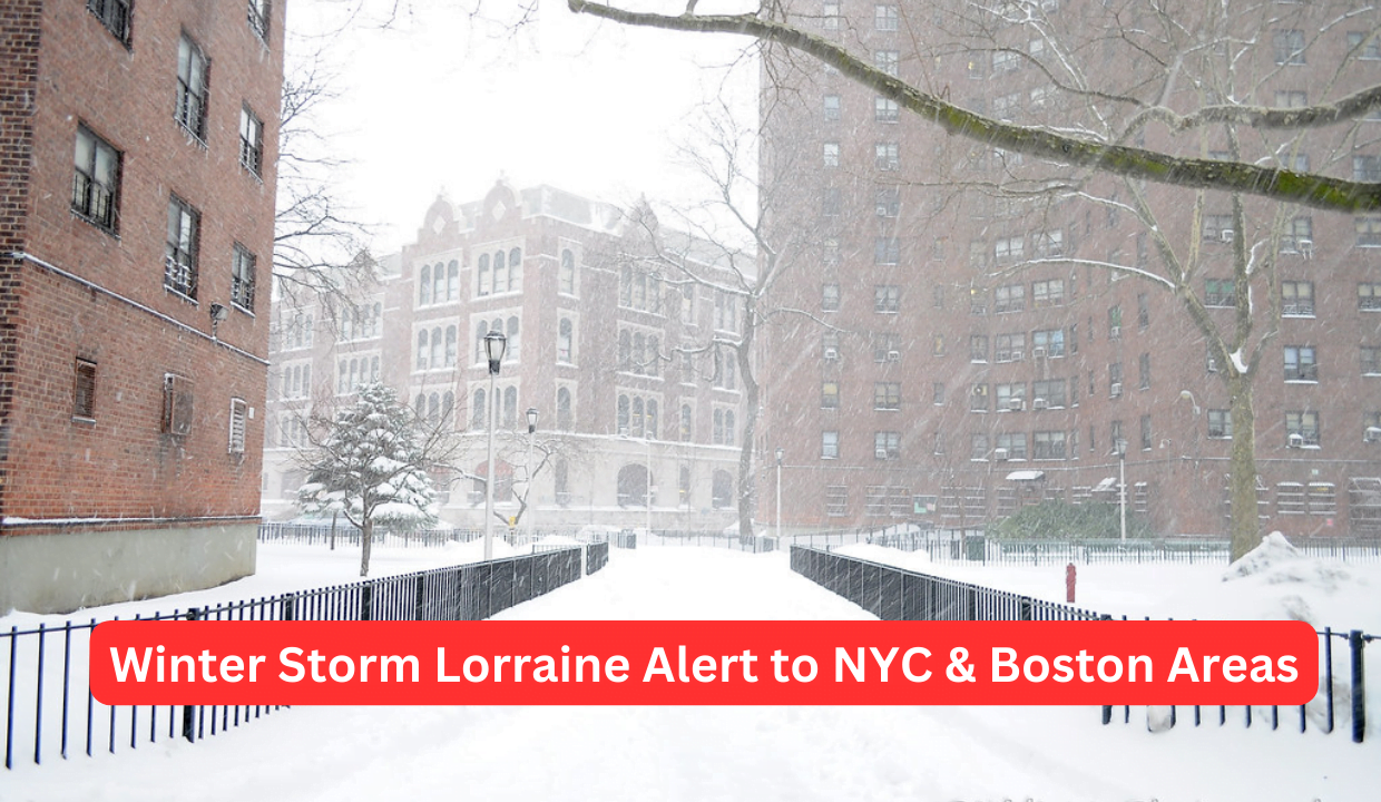 Winter Storm Lorraine Alert To NYC & Boston