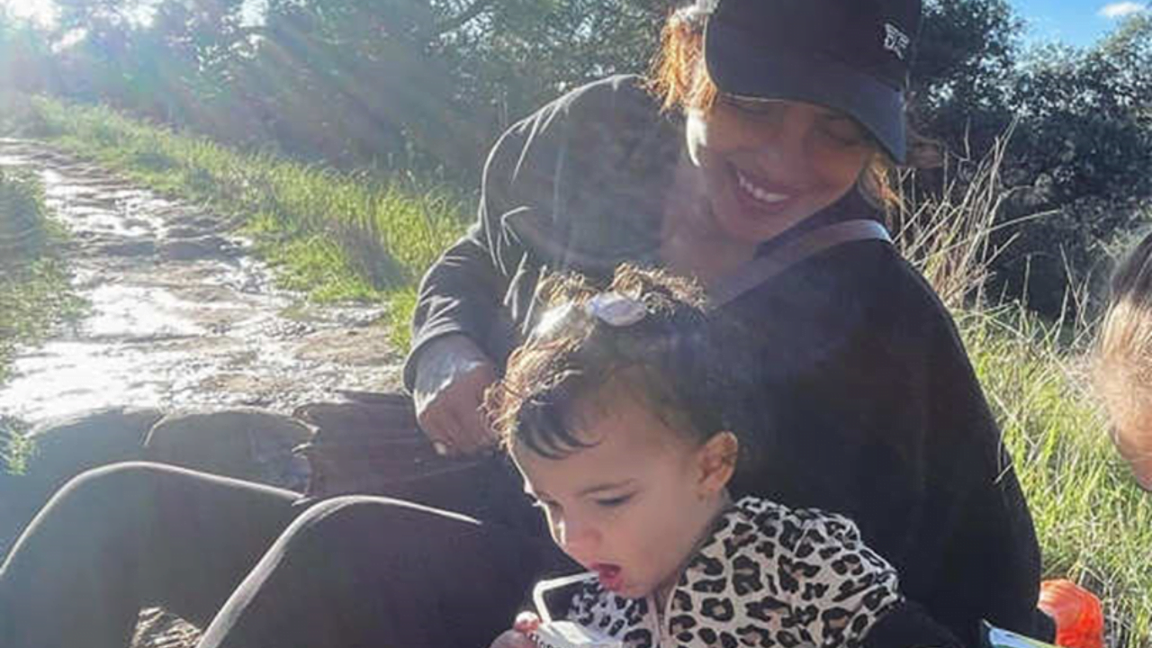 Priyanka Chopra and Daughter Malti Marie's 1st Hike Trip to Topanga State Park