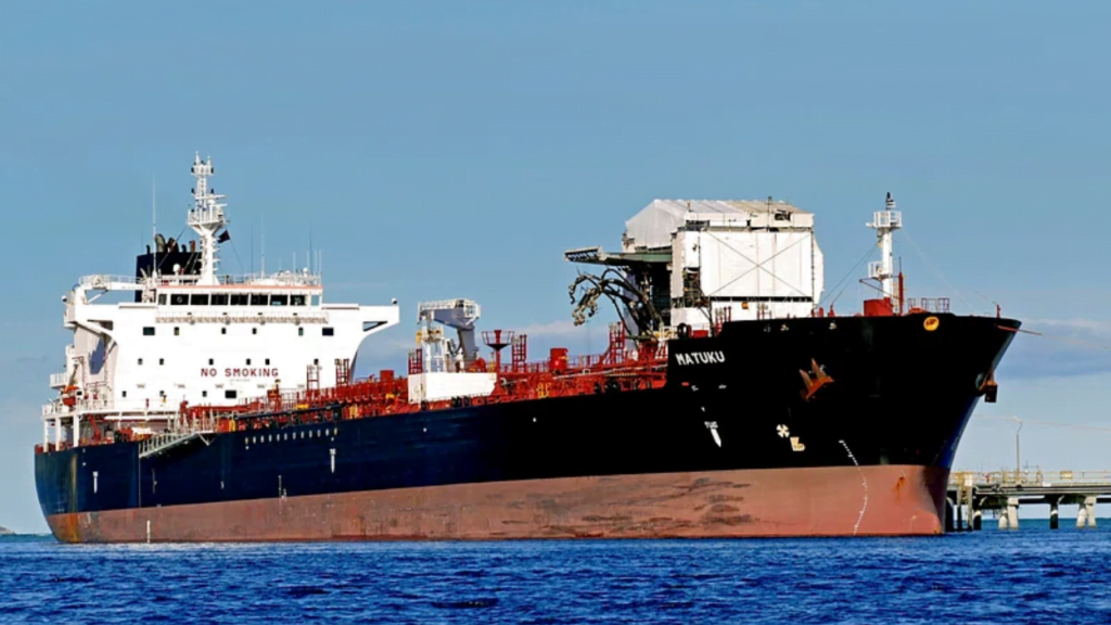 A ship carrying Russian Oil deliveries to India