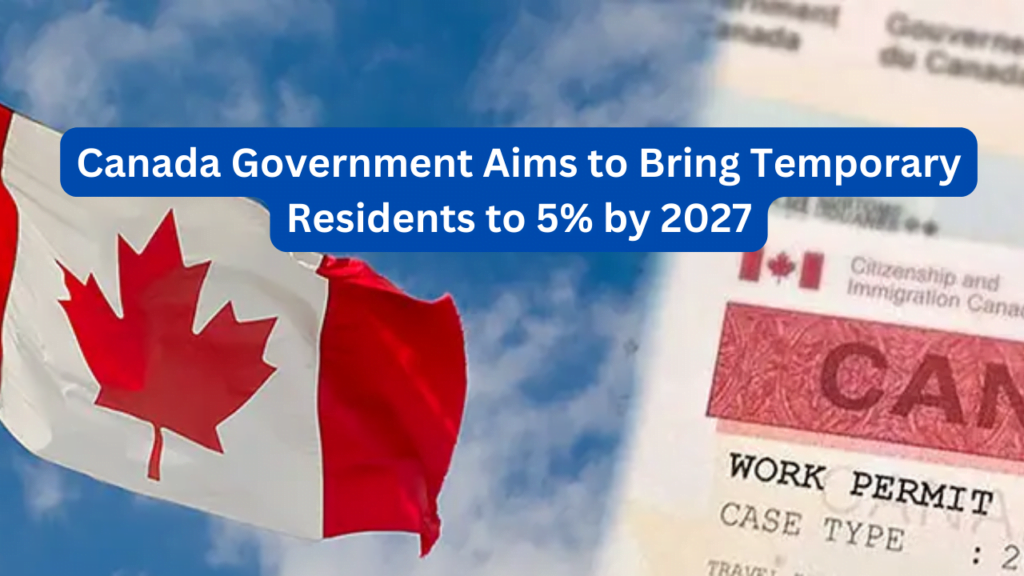 Canada Government Aims to Bring Temporary Residents to 5% by 2027