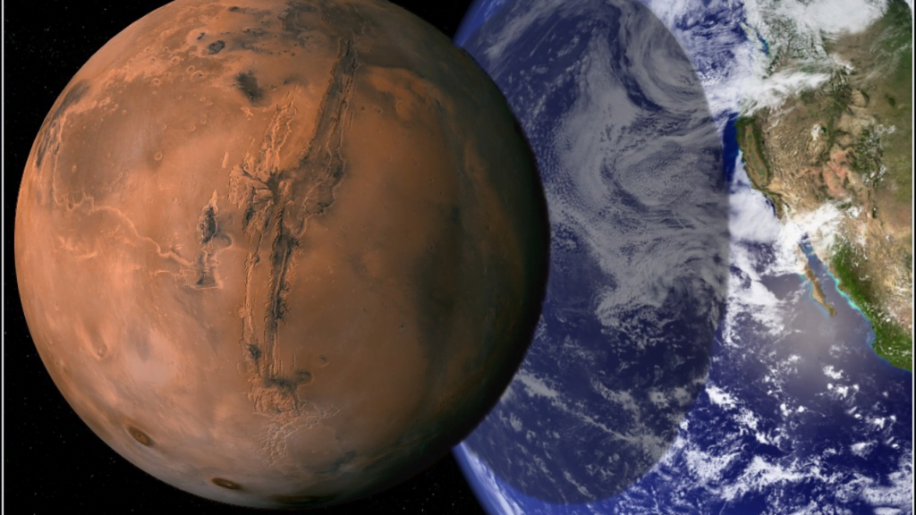 Mars' Gravitational Impact on Earth's Oceanic Evolution Every 2.4 Million Years